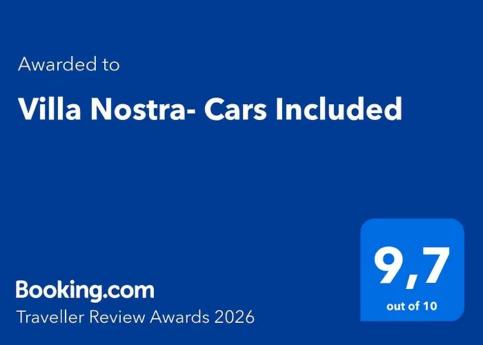Nostra- Cars Included Villa *